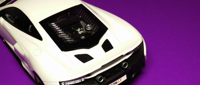 Mesh engine grille.